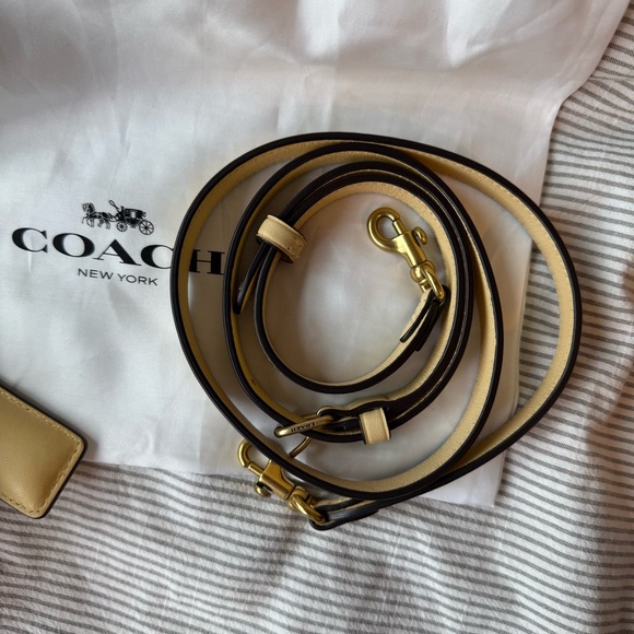 Coach Tan Mini Bag with Leather Finish - Picture 5 of 5